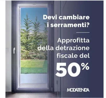 Sconti 50% su infissi