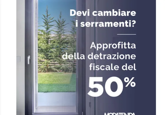 Sconti 50% su infissi
